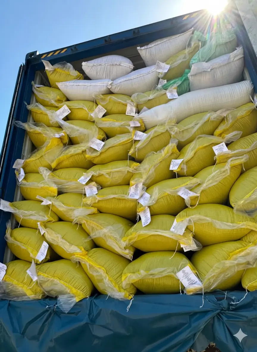 Herbs King export shipment - sealed container ready for dispatch